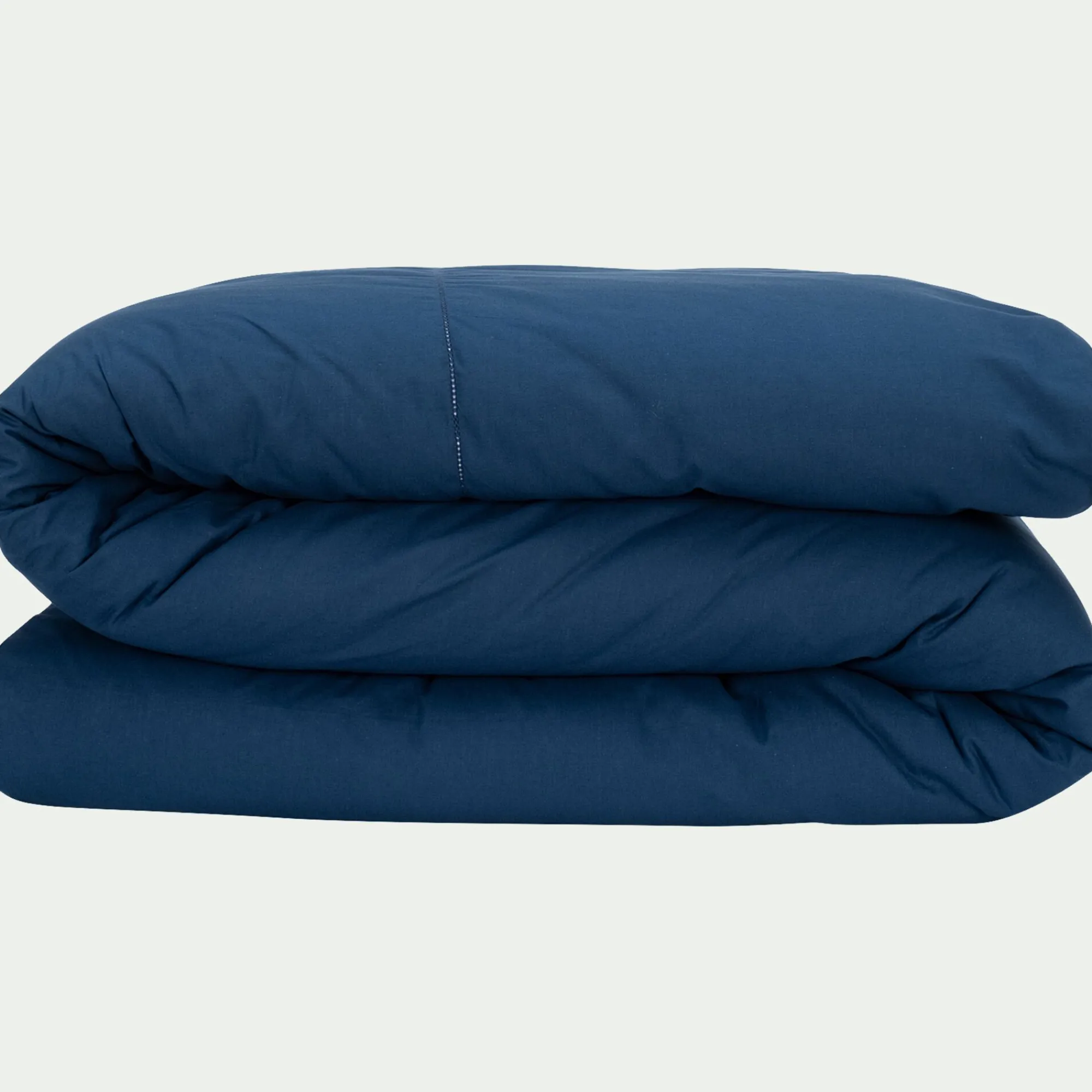 alinea Housse De Couette*Housse de couette en coton bio 240x220cm - abysse Bleu