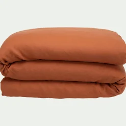 alinea Housse De Couette*Housse de couette en lin lavé 240x220cm - rustrel Marron