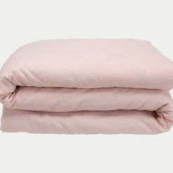 alinea Housse De Couette*Housse de couette en lin lavé 240x220cm - rosa Rose