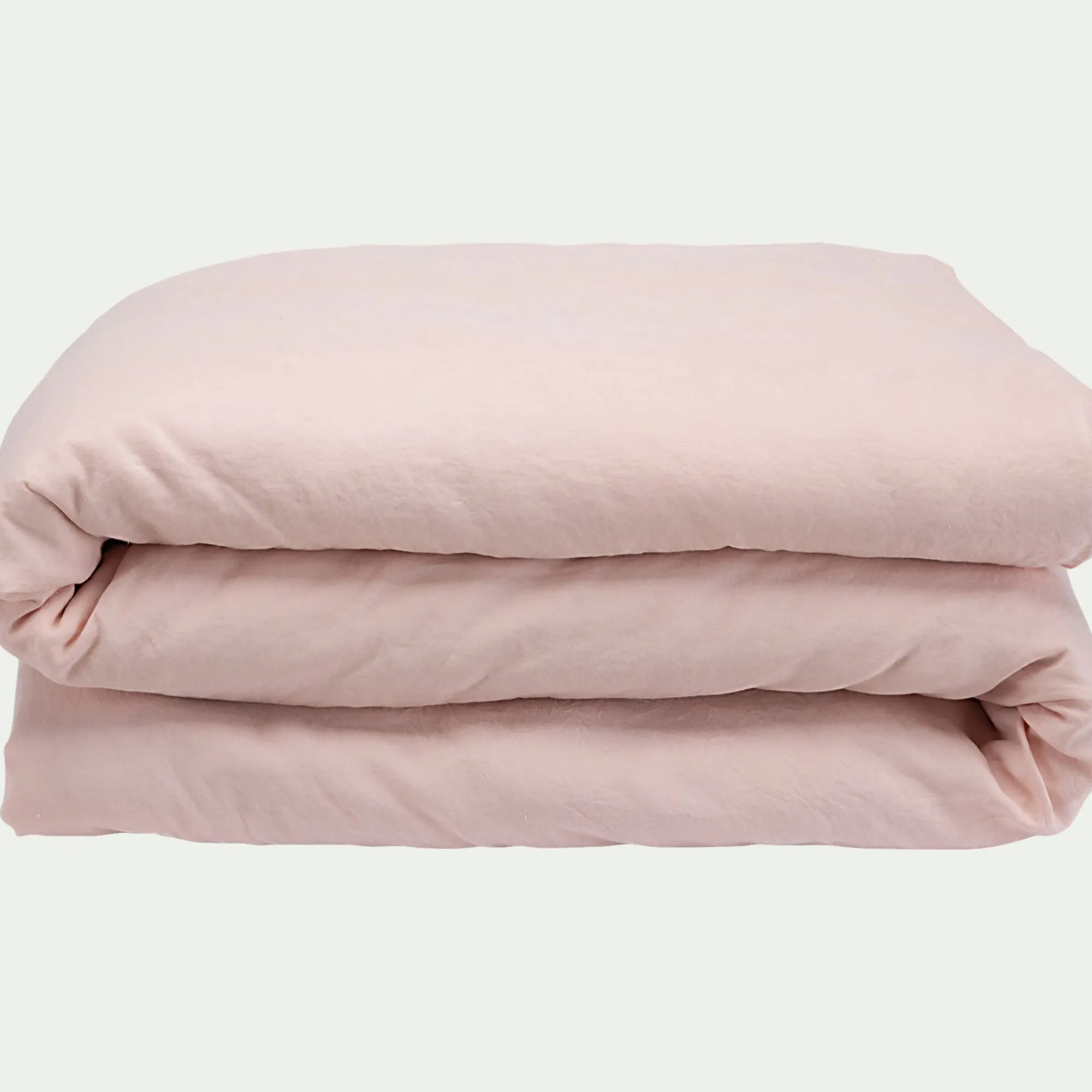 alinea Housse De Couette*Housse de couette en lin lavé 240x220cm - rosa Rose