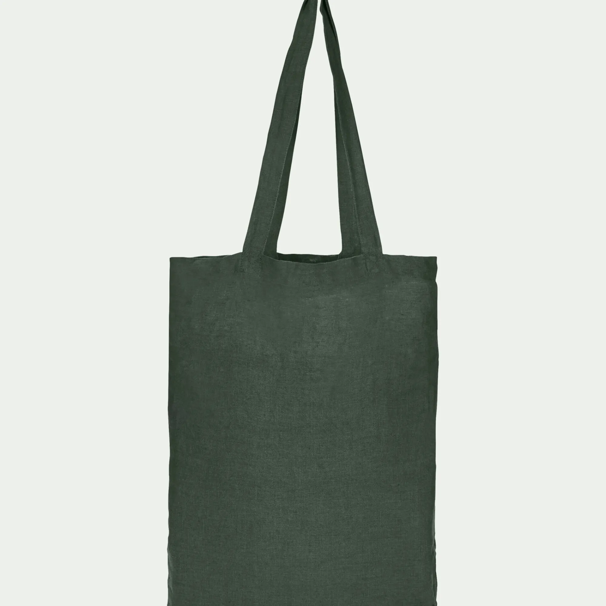alinea Housse De Couette*Housse de couette en lin lavé 240x220cm - cèdre Vert