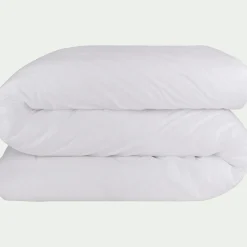 alinea Housse De Couette*Housse de couette en percale de coton 240x220cm - Blanc