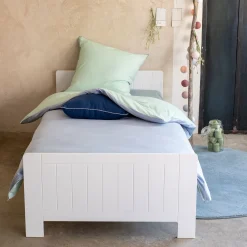 alinea Bureau Enfant|Linge De Lit Enfant*Housse de couette enfant bicolore 140x200cm et 1 taie d'oreiller 63x63cm - Bleu