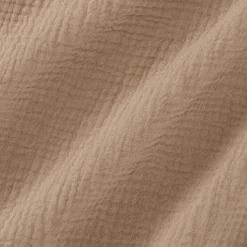 alinea Parure De Lit*Housse de couette 240x220cm et 2 taies d'oreiller 63x63cm en double gaze de coton - alpilles Beige