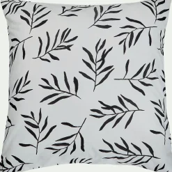 alinea Parure De Lit*Housse de couette 240x220cm et 2 taies d'oreiller 63x63cm en coton - motifs branches d'aloyse Blanc