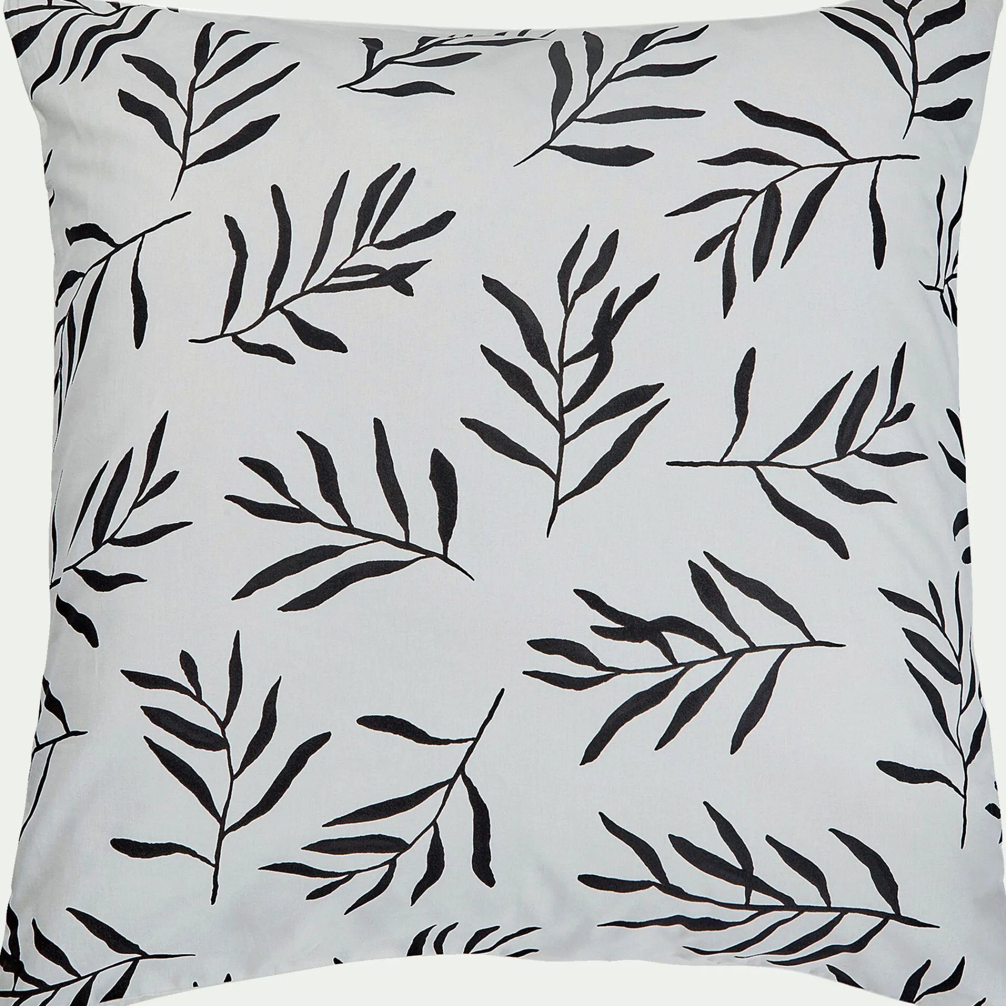 alinea Parure De Lit*Housse de couette 240x220cm et 2 taies d'oreiller 63x63cm en coton - motifs branches d'aloyse Blanc
