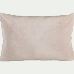 alinea Housse De Coussin*Housse de coussin effet polaire 40x60cm - argile Rose