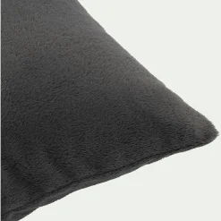 alinea Coussin|Housse De Coussin*Housse de coussin effet polaire 40x40cm - ardoise Gris