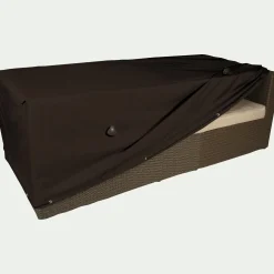 alinea Housse De Protection*Housse de protection pour canapé de jardin 3 places - noir - (L230x90xH60cm)