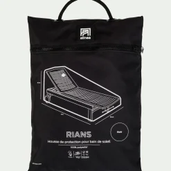 alinea Housse De Protection*Housse de protection pour transat (L200x75xH45cm) - Noir