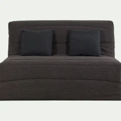 alinea Housse Clic-Clac & Bz*Housse pour canapé BZ et 2 housses de coussin 160x200cm - Gris anthracite