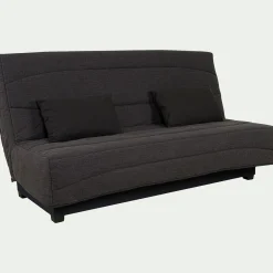 alinea Housse Clic-Clac & Bz*Housse pour clic-clac 130x190cm et 2 housses de coussin - anthracite Gris