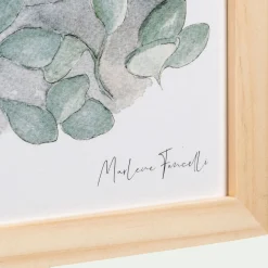 alinea Matelas Enfant|Déco Murale*Image aquarelle encadrée famille de koalas - A4 Naturel