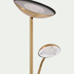 alinea Lampadaire Droit*Lampadaire électrifié droit en acier H180cm - Doré