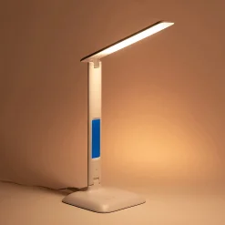 alinea Lampe De Bureau*Lampe à clapet tactile avec écran - H33,5cm Blanc