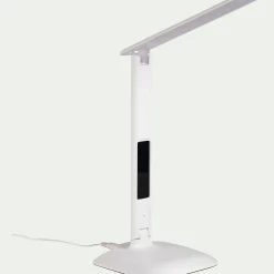 alinea Lampe De Bureau*Lampe à clapet tactile avec écran - H33,5cm Blanc