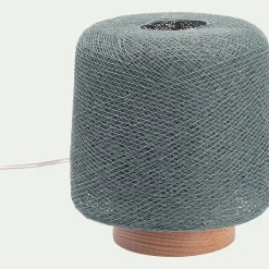 alinea Lampe Chambre Enfant|Commode Enfant*Lampe à poser en hêtre H16cm - de gris Vert