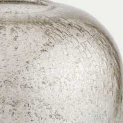 alinea Lampe À Poser*Lampe à poser en verre bullé D24cm - Transparent