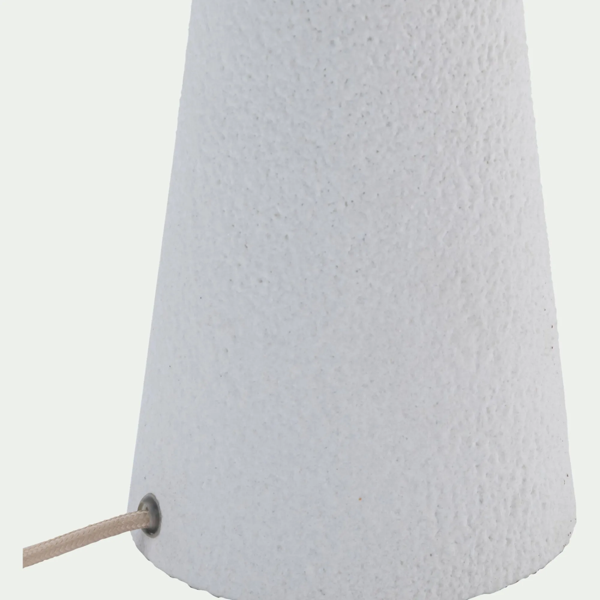 alinea Lampe De Chevet|Lampe De Bureau*Lampe à poser électrifiée en acier H30cm - Blanc