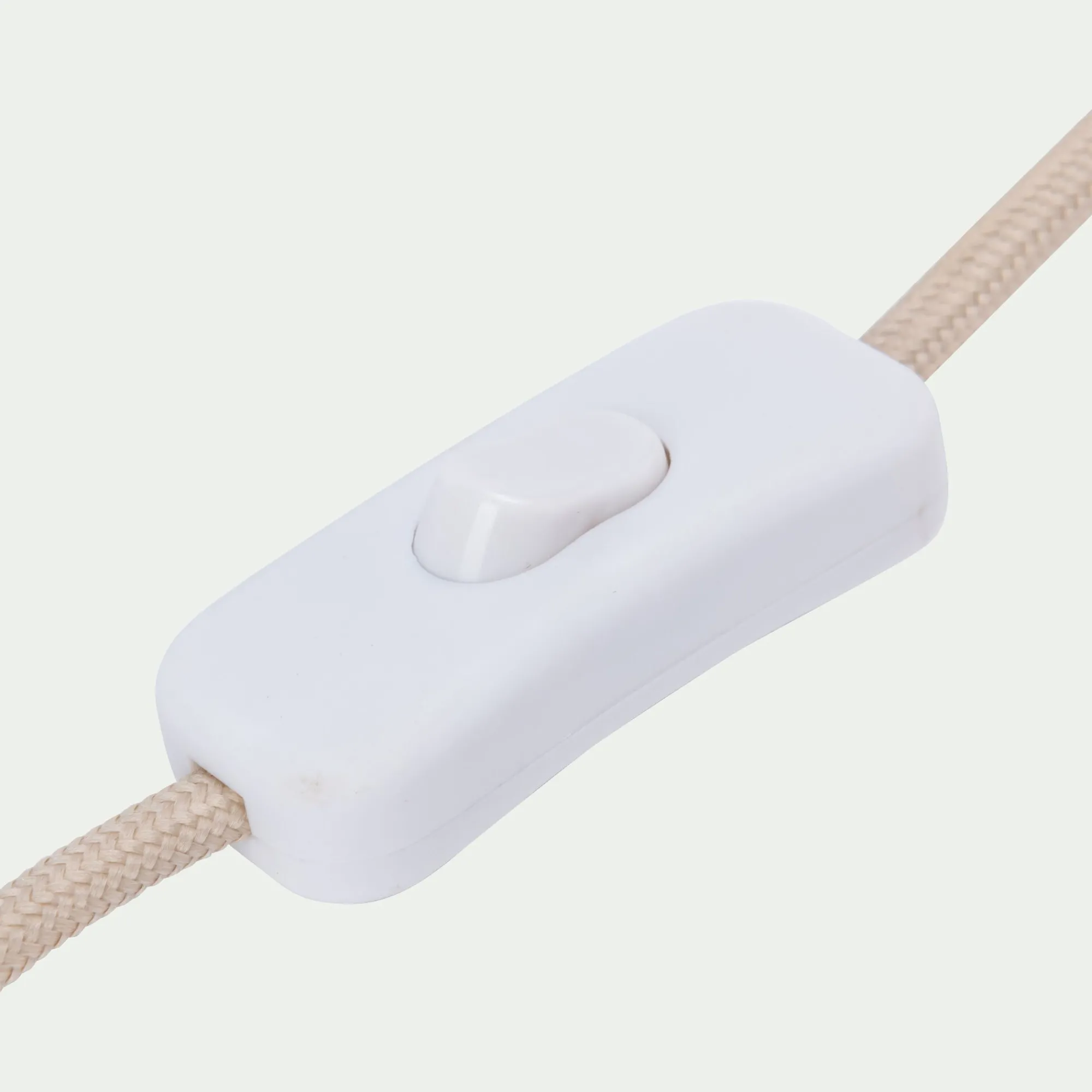 alinea Lampe De Chevet|Lampe De Bureau*Lampe à poser électrifiée en acier H30cm - Blanc