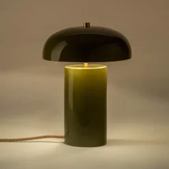 alinea Lampe À Poser*Lampe à poser électrifiée en porcelaine D23,2cm - Vert