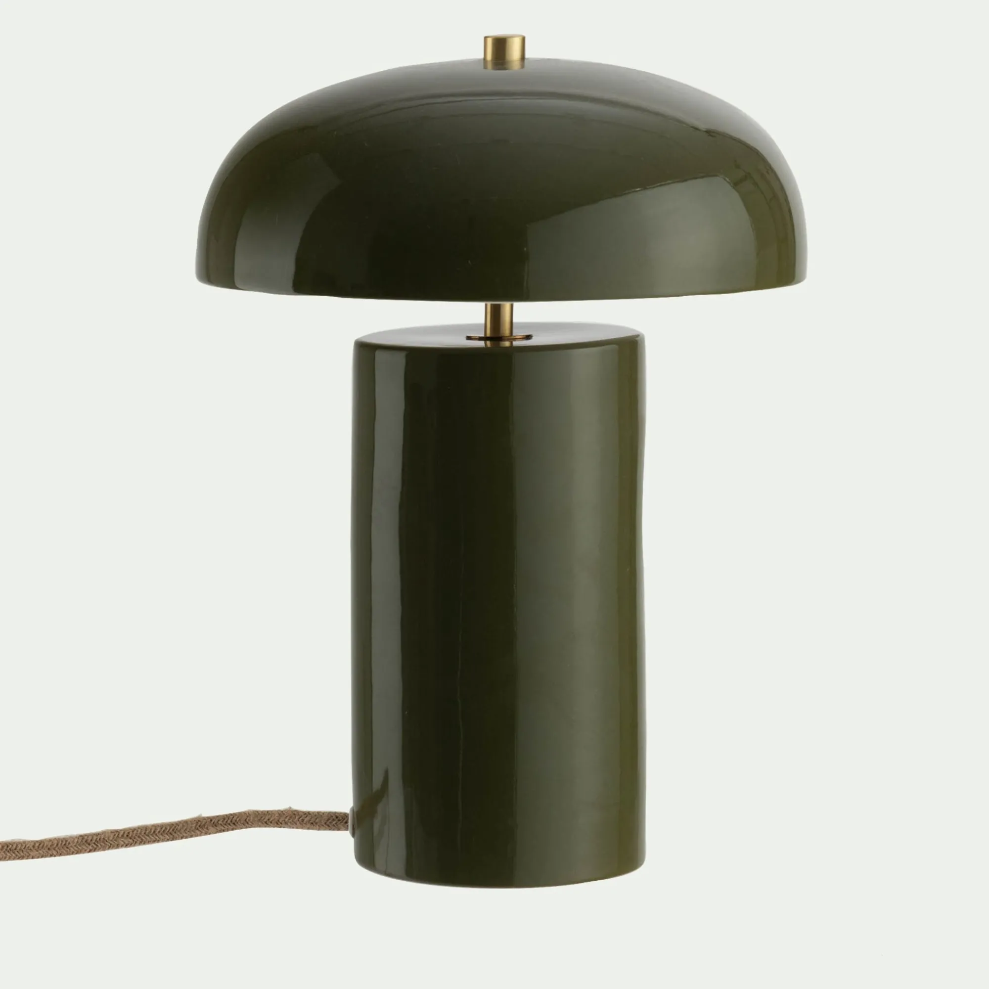 alinea Lampe À Poser*Lampe à poser électrifiée en porcelaine D23,2cm - Vert