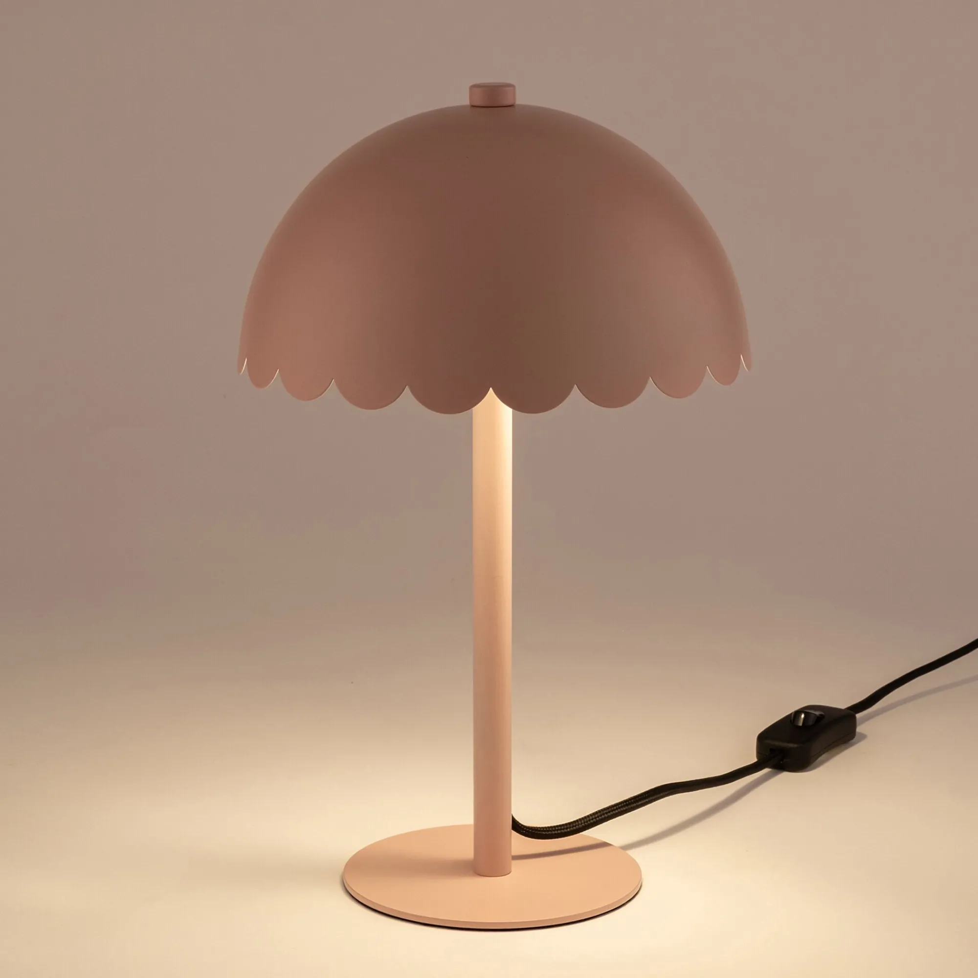 alinea Matelas Enfant*Lampe à poser électrifiée en acier H31,5cm - Rose