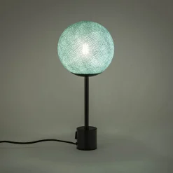 alinea Lampe De Chevet|Lampe De Bureau*Lampe à poser électrifiée tissée à la main H39,60cm - Vert