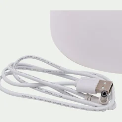 alinea Luminaire Exterieur|Lampe Et Lampadaire D'Extérieur*Lampe à poser pour l'extérieur H36xD18cm - Blanc