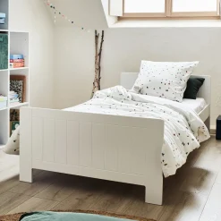 alinea Lit Enfant|Lit Enfant*Lit 1 place enfant en bois 90x200cm - Blanc