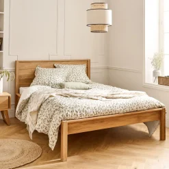 alinea Lit Adulte*Lit 2 places en chêne - 180x200cm Bois clair