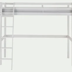 alinea Lit Enfant|Lit Enfant*Lit enfant haut 1 place en pin 90x200cm - Blanc