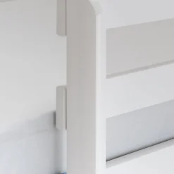 alinea Lit Enfant|Lit Enfant*Lit superposé modulable en pin 90x200cm avec sommier à lattes - Blanc