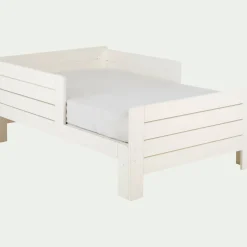 alinea Lit Enfant|Lit Enfant*Lit évolutif 1 place blanc en pin massif 3 positions pour enfant avec matelas évolutif