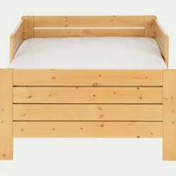 alinea Lit Enfant|Lit Enfant*Lit évolutif 1 place en pin massif 3 positions pour enfant - Bois clair