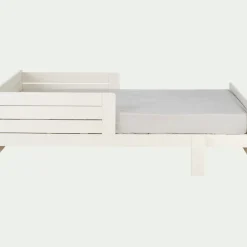alinea Lit Enfant|Lit Enfant*Lit évolutif 1 place en pin massif 3 positions pour enfant - Blanc