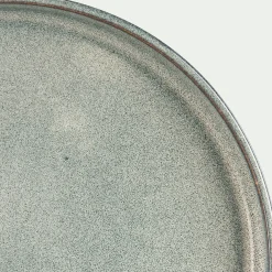 alinea Assiette|Assiette De Noël*Lot de 4 assiettes à dessert en grès émail réactif D21cm - borie Gris