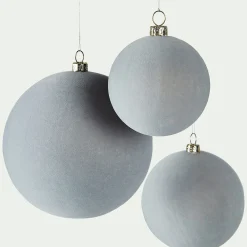 alinea Boule De Noël*Lot de 9 boules de Noël en plastique - Bleu