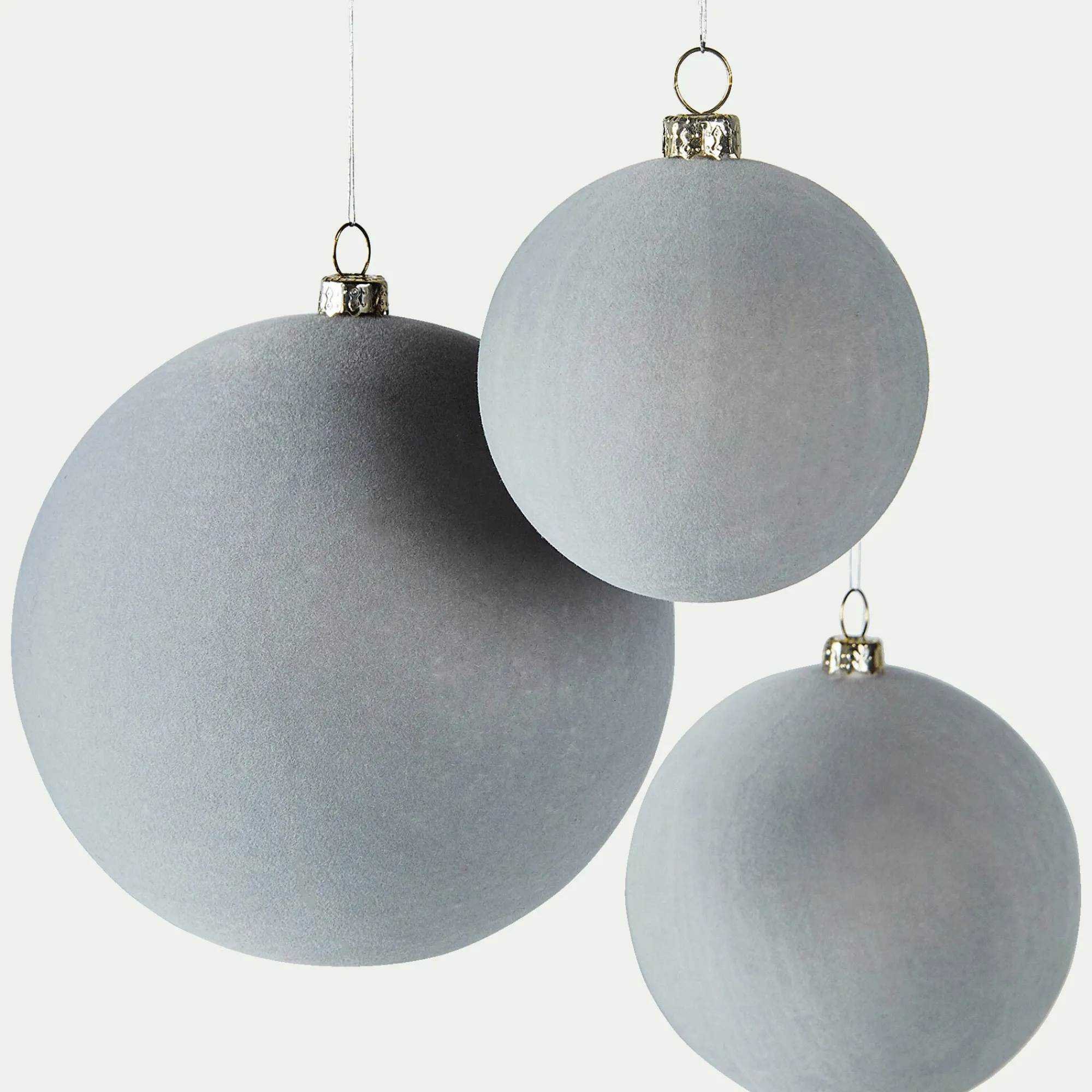 alinea Boule De Noël*Lot de 9 boules de Noël en plastique - Bleu