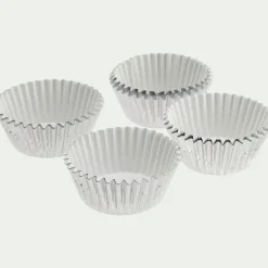alinea Moule À Gâteau*Lot de 50 caissettes à cupcakes D5cm - argenté Gris