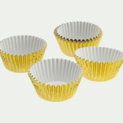 alinea Moule À Gâteau*Lot de 50 caissettes à cupcakes D5cm - Doré