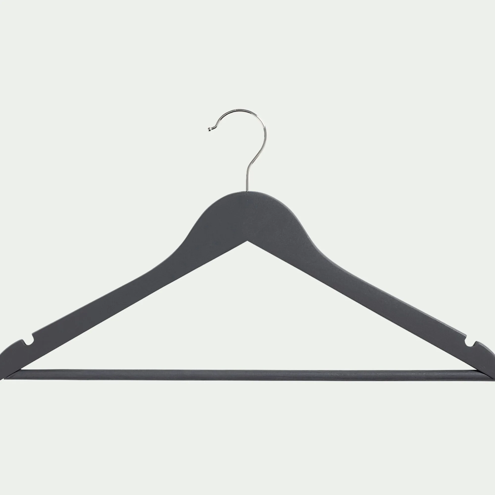 alinea Dressing*Lot de 5 cintres en bois - gris
