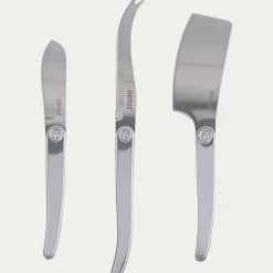 alinea Couteau De Cuisine|Couvert De Table*Lot de 3 couteaux à fromage en inox - Argenté