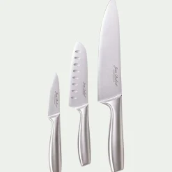 alinea Couteau De Cuisine*Lot de 3 couteaux de cuisine en inox - Argenté