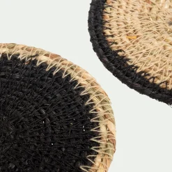 alinea Plateau*Lot de 10 dessous de verres en jonc de mer - Naturel