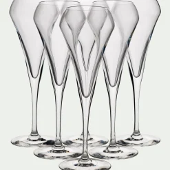 alinea Verre À Pied|Flûte Et Coupe De Champagne*Lot de 6 flûtes à champagne en cristallin 20cl - Transparent