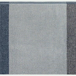 alinea Gant De Toilette*Lot de 2 gants de toilette bouclette jacquard en coton - Bleu