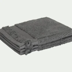 alinea Gant De Toilette*Lot de 2 gants de toilette en coton peigné - Gris restanque