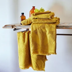 alinea Gant De Toilette*Lot de 2 gants de toilette en coton - argan Jaune