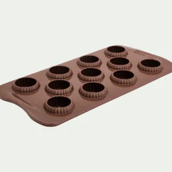 alinea Moule À Gâteau*Lot de 11 moules en forme de couronne en silicone platinium - Marron